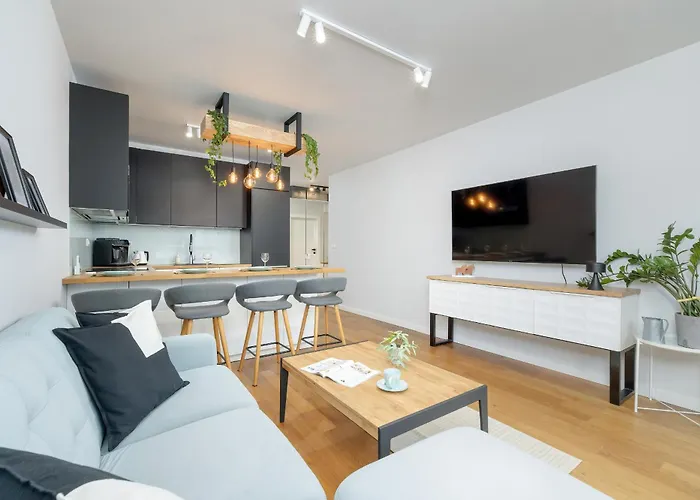 Slusarska Modern Apartment With Balcony & Parking Cracow Zablocie By Renters Prestige